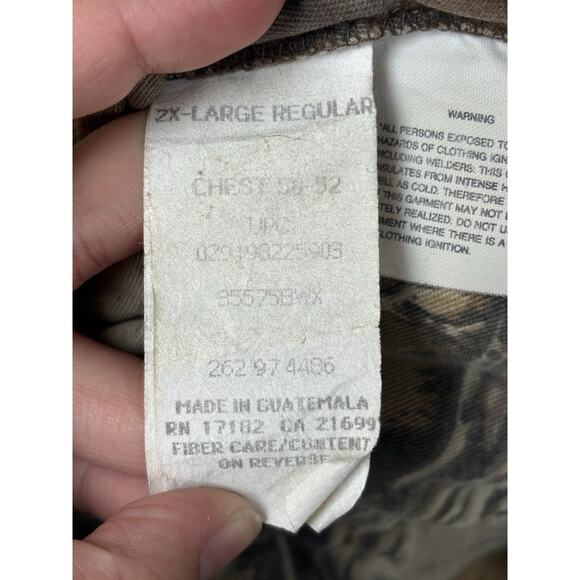 Vintage Walls Advantage Camo Coat Jacket Size XXL Reversible Corduroy Collar - Picture 7 of 13